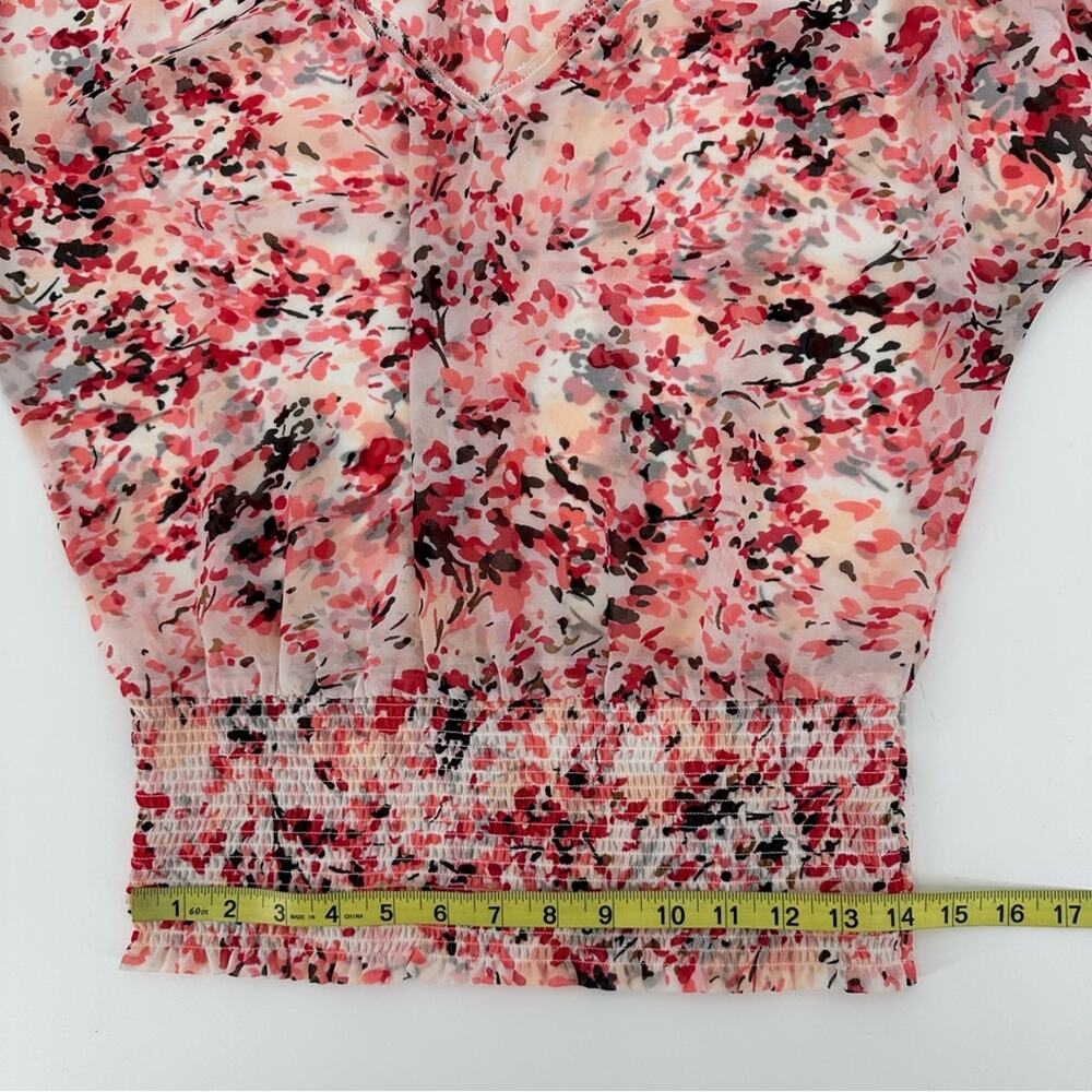 WHBM smock hem blouse Size XS - Picture 9 of 11